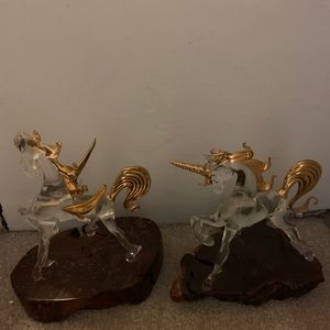 Hand blown glass figure